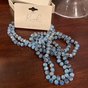 Riah Fashion Beaded Necklace Costume Jewelry